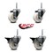 Service Caster 3 Inch Nylon Wheel Swivel 58 Inch Threaded Stem Caster Set 2 Brakes SCC SCC-TS20S314-NYS-58212-2-PLB-2 - alternate 5